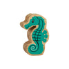 Natural turquoise seahorse